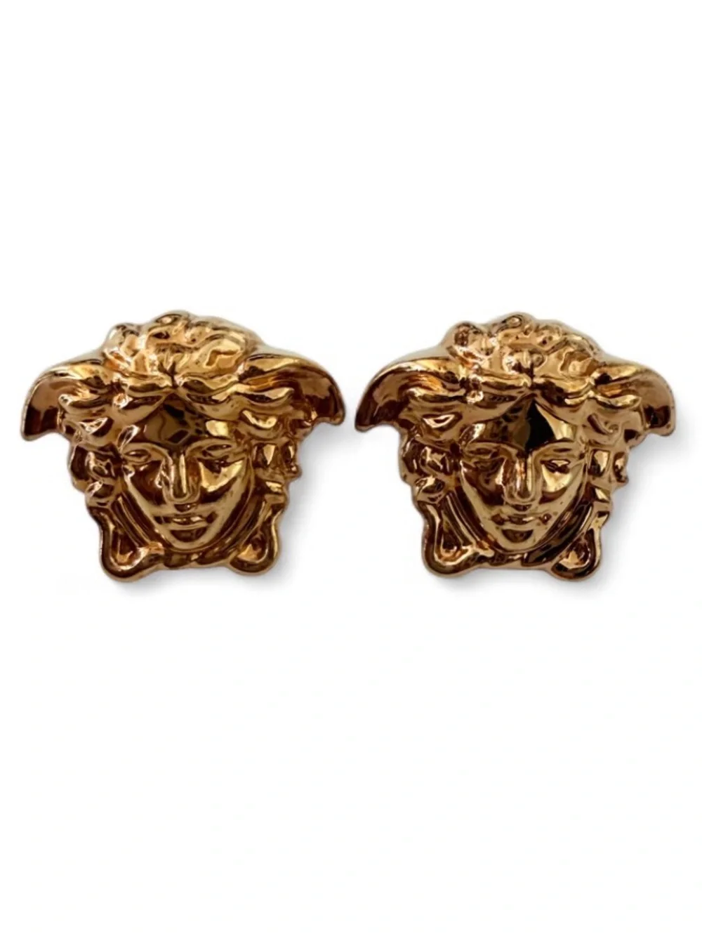 Versace Medusa Head Earrings